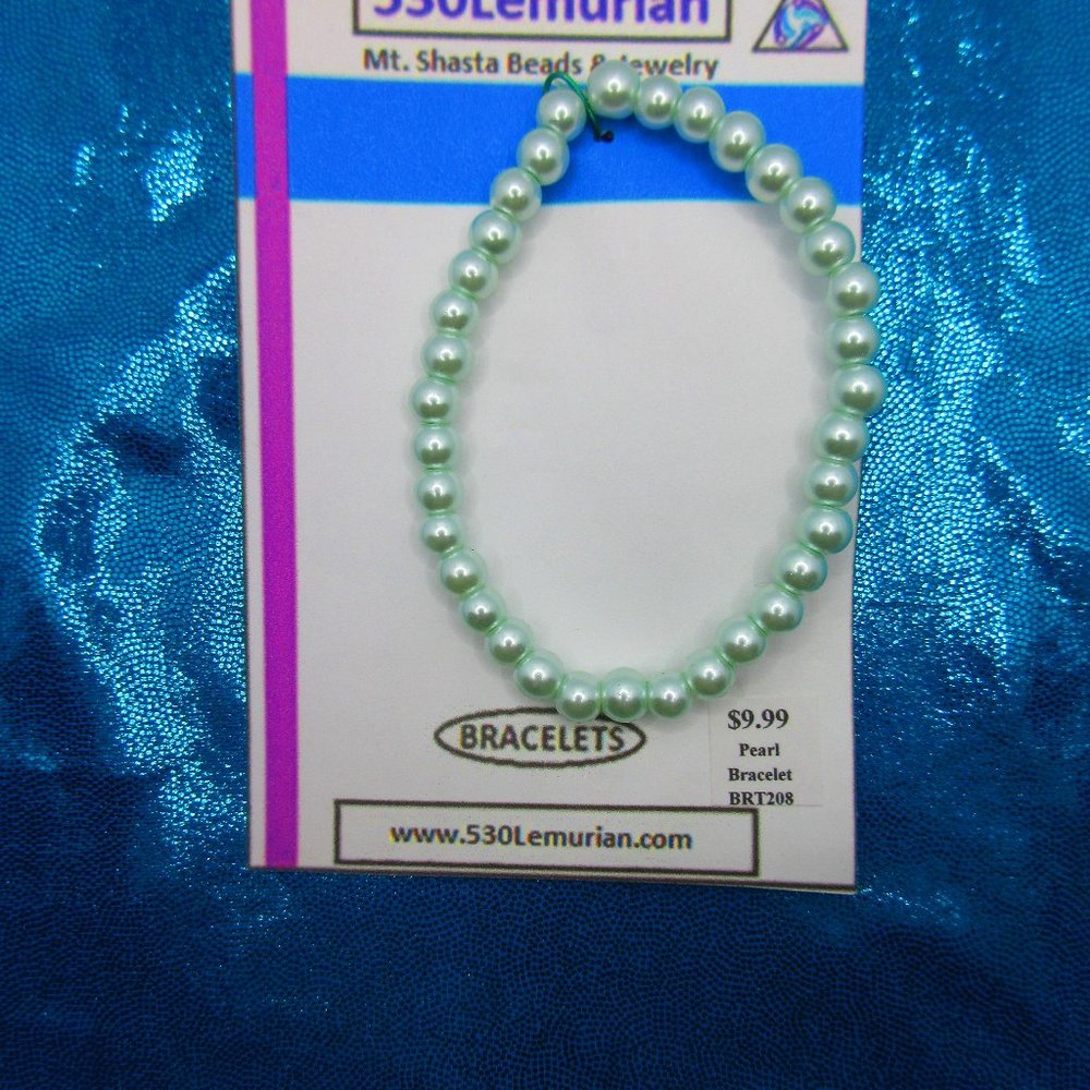 Glass Pearl Bracelet